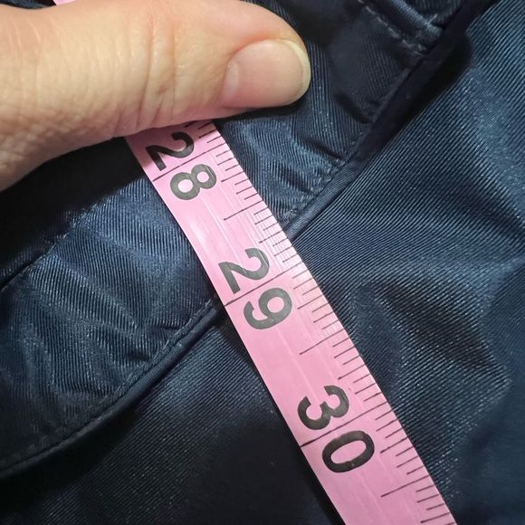 Ariat Furlough Waterproof Insulated Navy Blue Belted Jacket.Sz Medium EUC - Picture 16 of 16